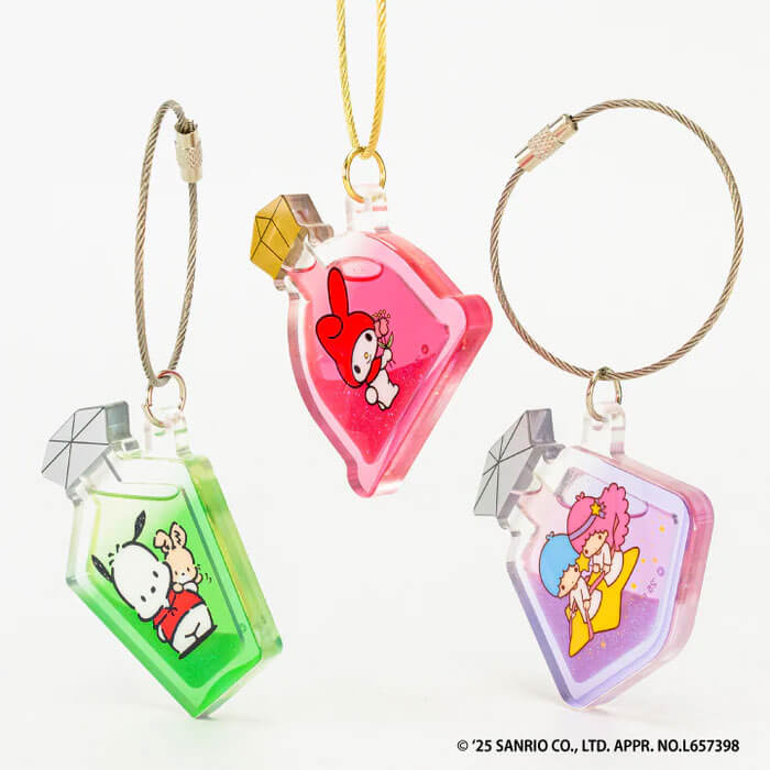 캡슐토이 신작 정보】Kenelephant『산리오 캐릭터즈 리퀴드 참 퍼퓸 보틀』7월 하순부터 등장!