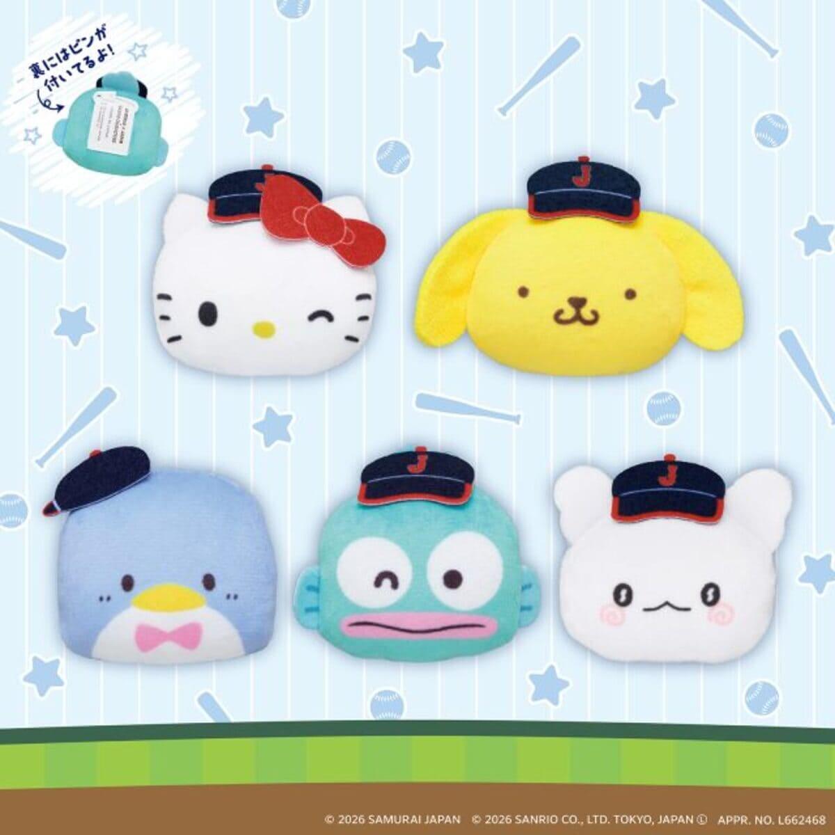 Gacha Gacha：「Samurai Japan x Sanrio Characters Plushie Batsuji vol.1