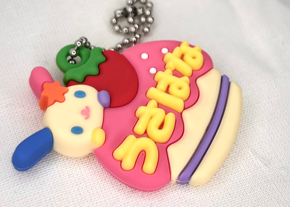 GACHA GACHA: 'Sanrio Characters Mercure Kobo Onamae Holder Miniature Rubber Mascot 2'.