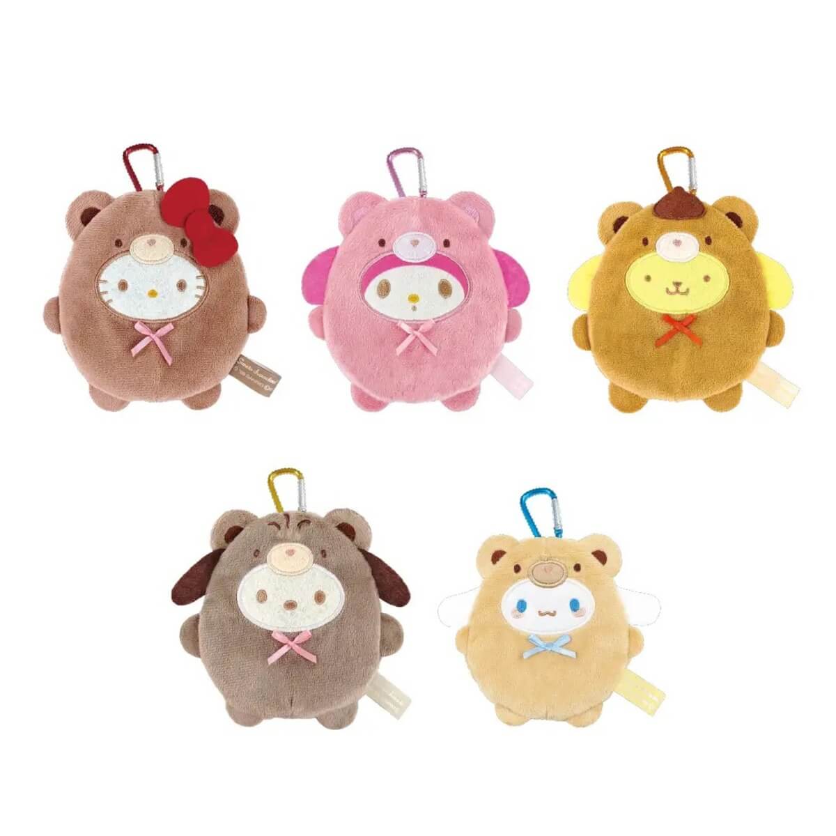 ガチャガチャ「もこもこラテクママスコットポーチ」