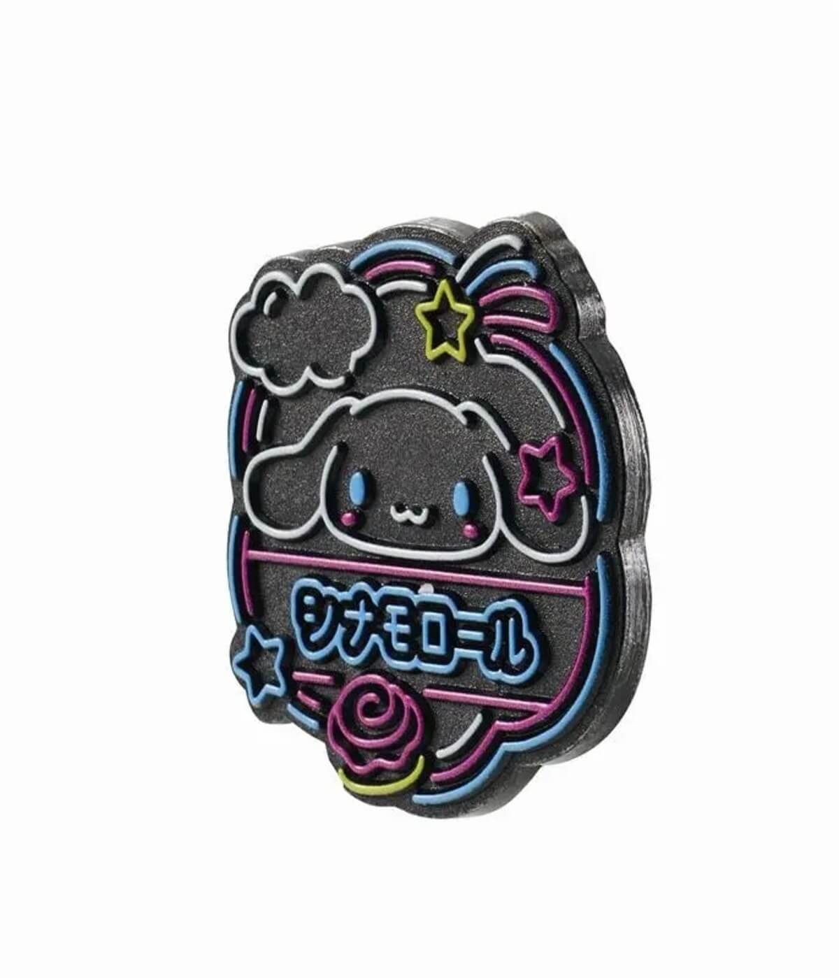 ガチャガチャ「サンリオキャラクターズ　ビビッドネオンピンバッジ」