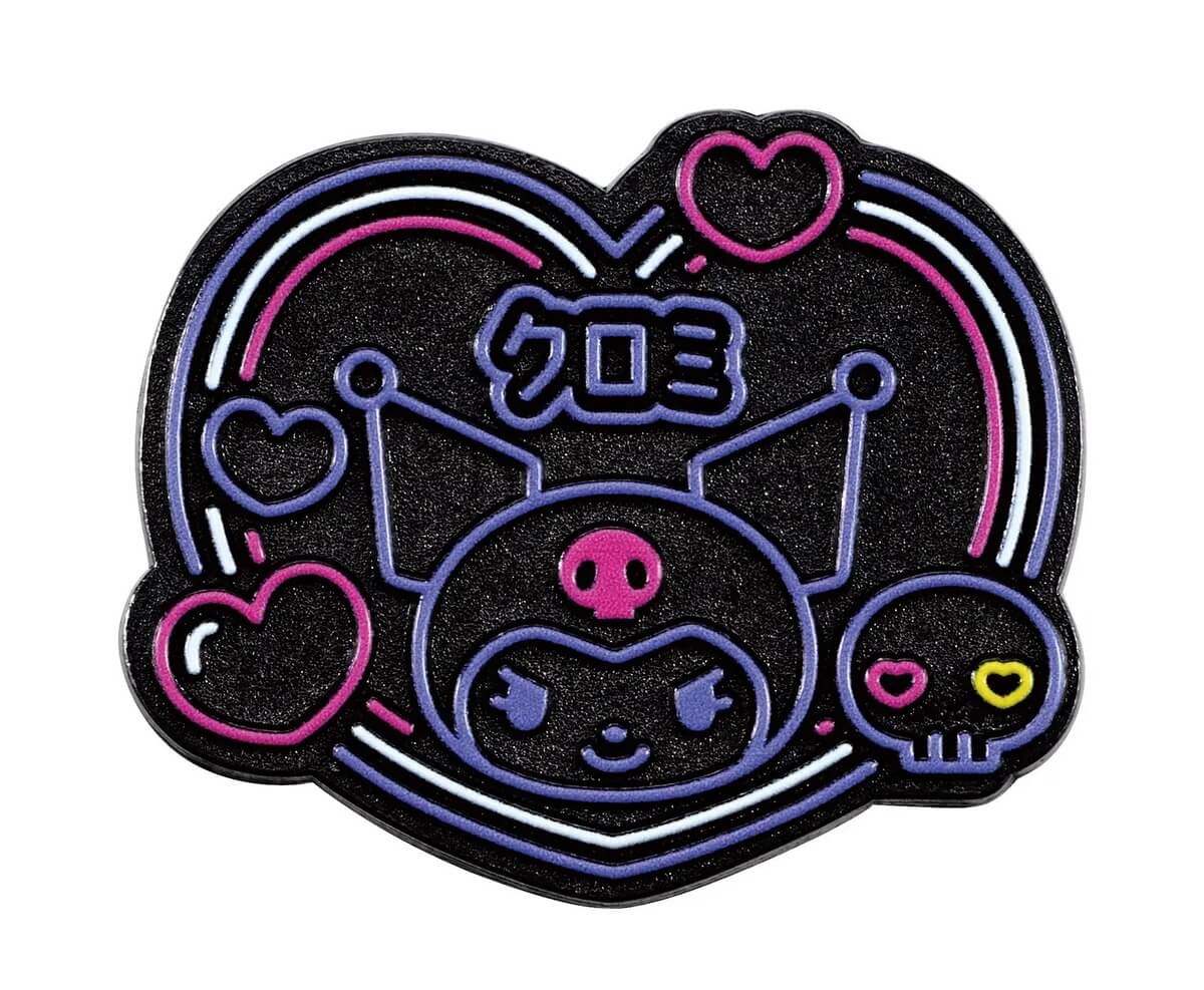 ガチャガチャ「サンリオキャラクターズ　ビビッドネオンピンバッジ」