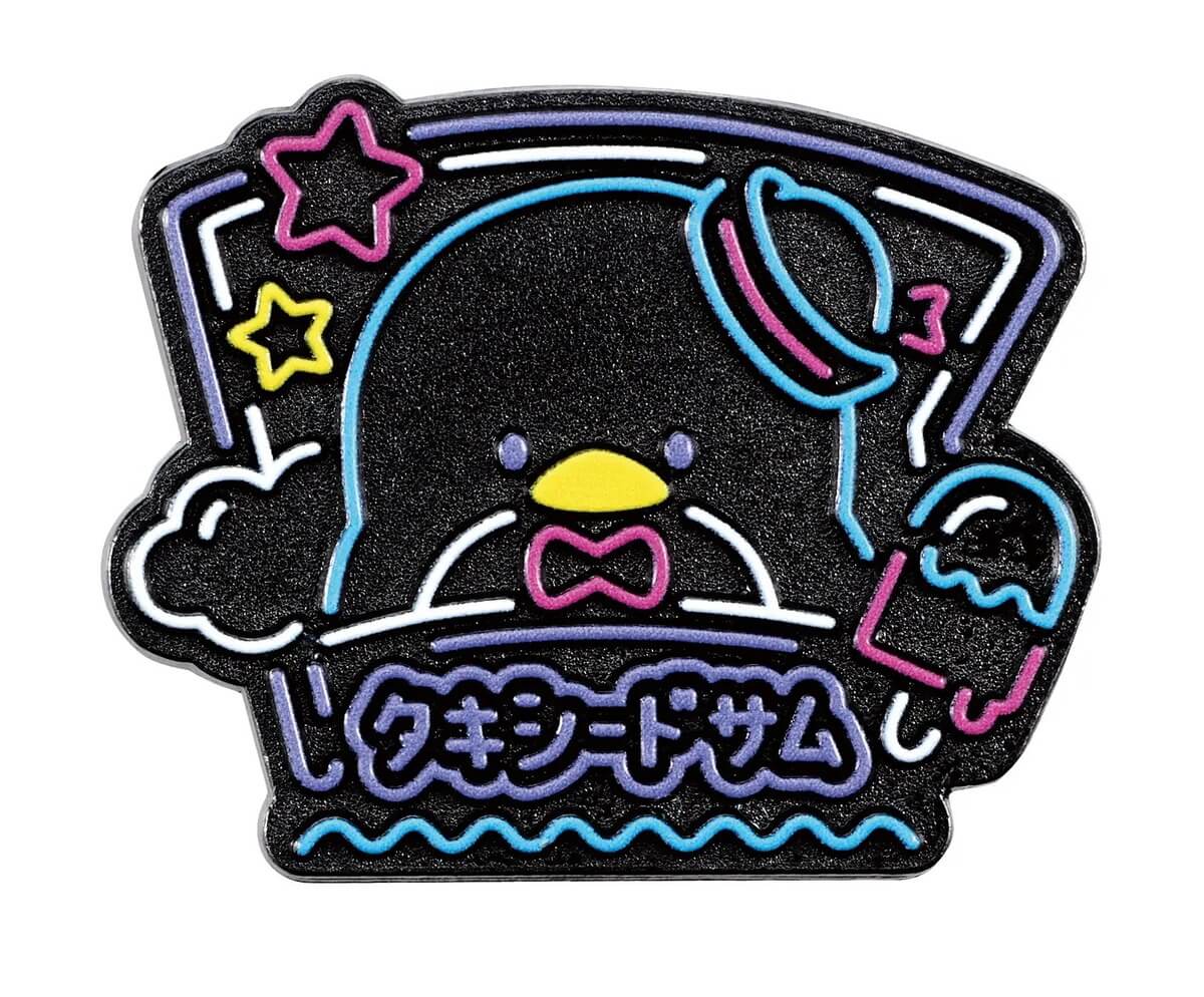 ガチャガチャ「サンリオキャラクターズ　ビビッドネオンピンバッジ」