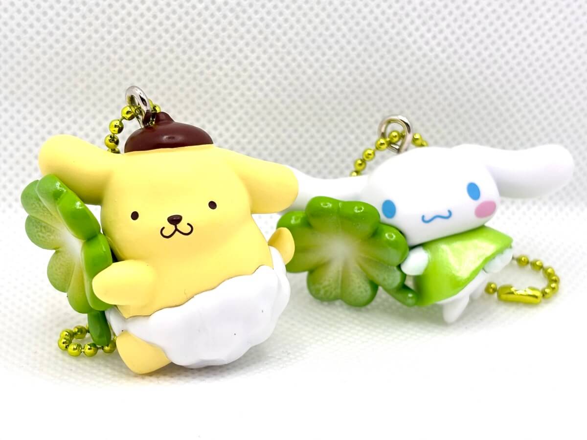 GACHA GACHA：「Sanrio Characters Yotsuba Clover Mascot」。