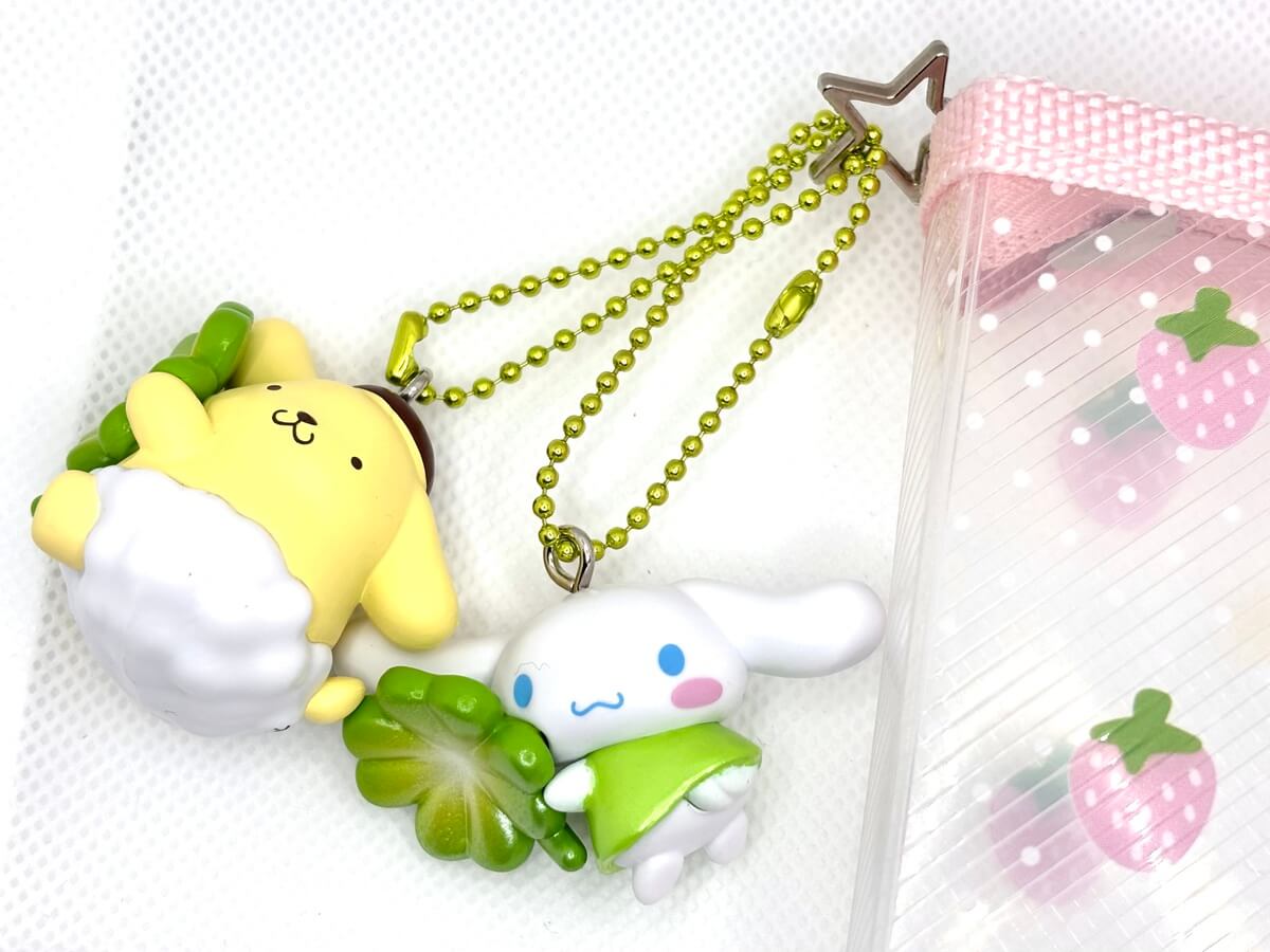 GACHA GACHA：「Sanrio Characters Yotsuba Clover Mascot」。