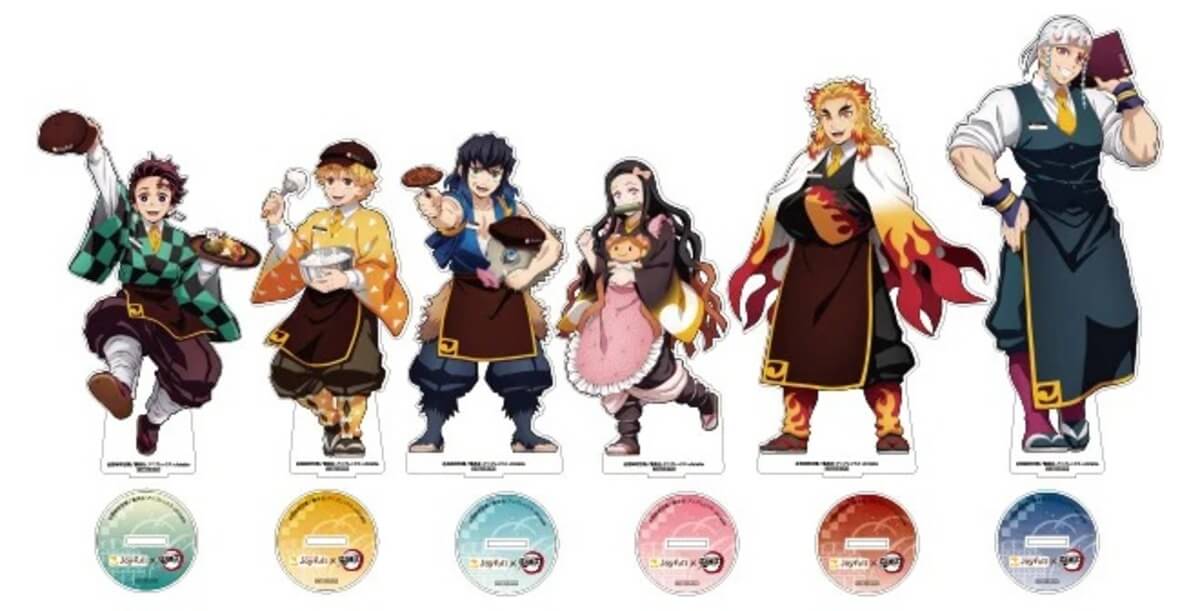 ガチャガチャ「創業50周年のジョイフル×アニメ「鬼滅の刃」コラボキャンペーン」