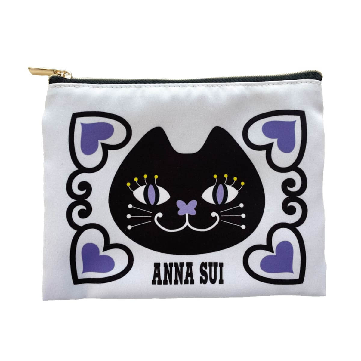 ANNA SUIのファスナースクエアーポーチ（全5柄）