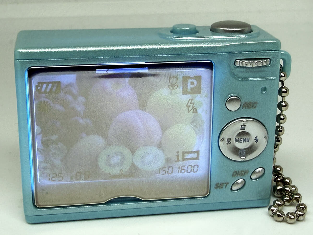画面が光る！デジタルカメラフォトフレームマスコット
