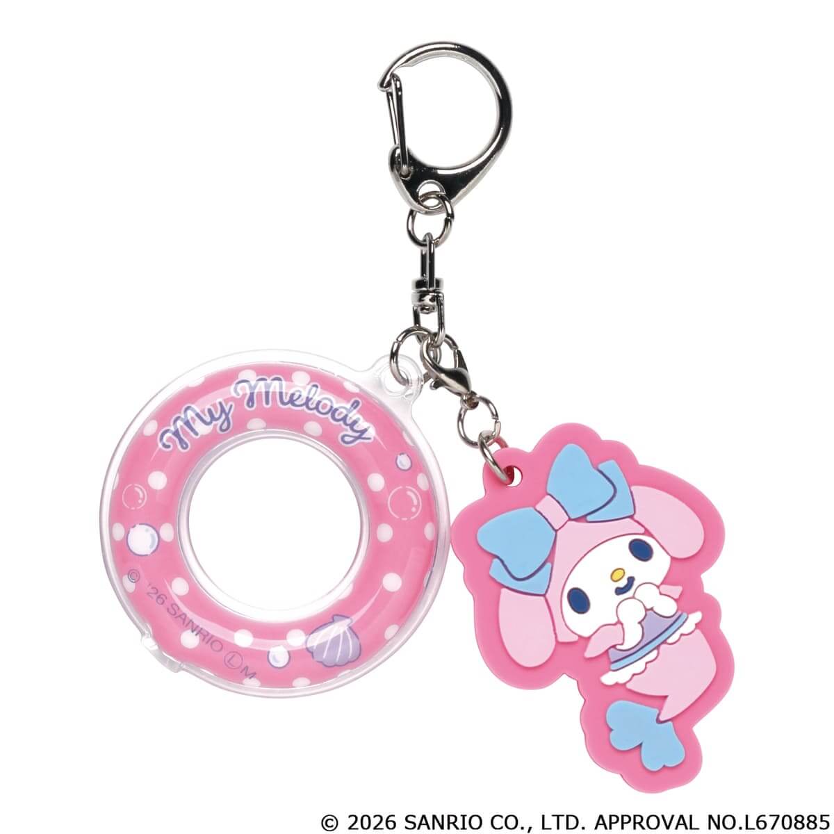サンリオキャラクターズ　浮き輪キーチェーン