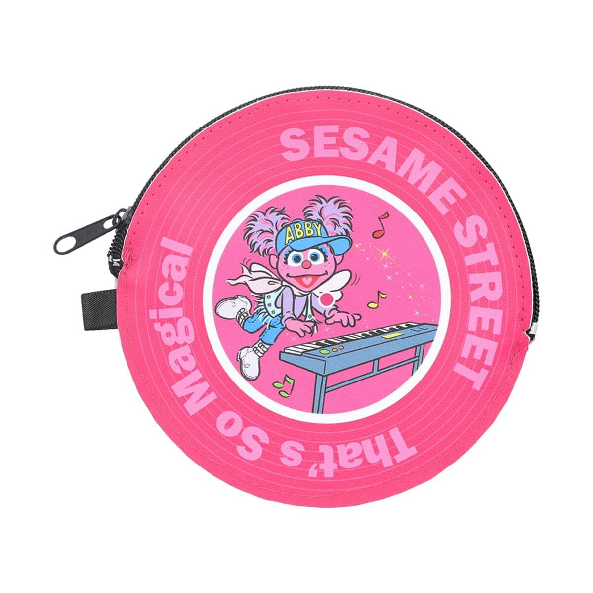 セサミストリート レコード盤風フラットポーチ