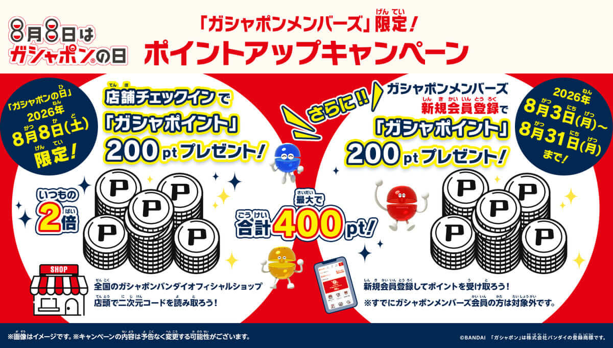 8月8日はガシャポン®の日