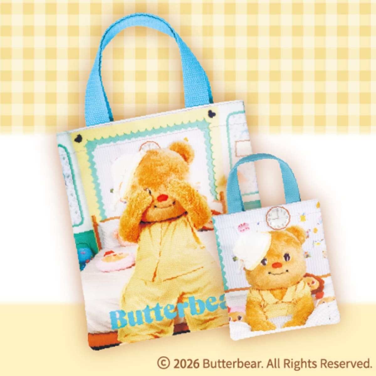 Butterbear©（バターベア）プリントミニトート