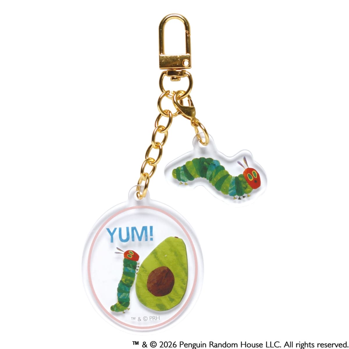 「はらぺこあおむし」アクリルキーチェーン