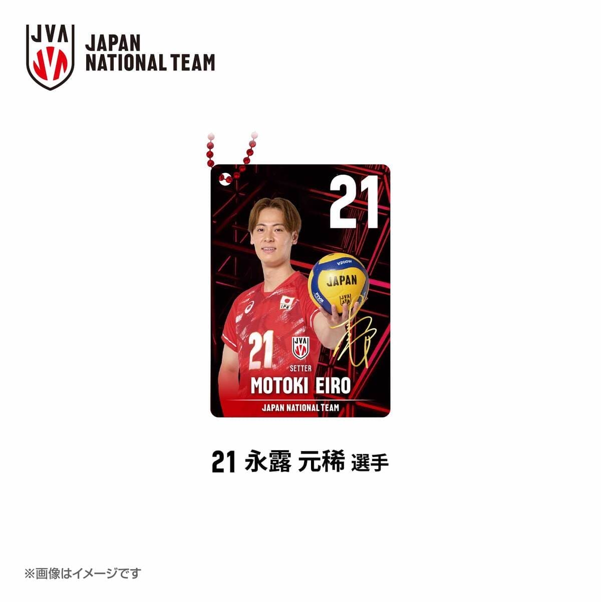 バレーボール男子日本代表 メタルチャーム