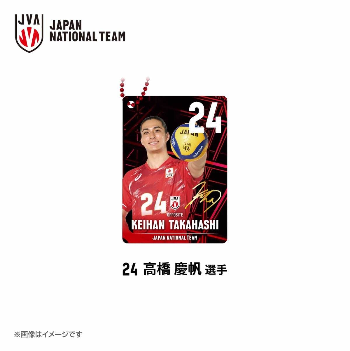 バレーボール男子日本代表 メタルチャーム