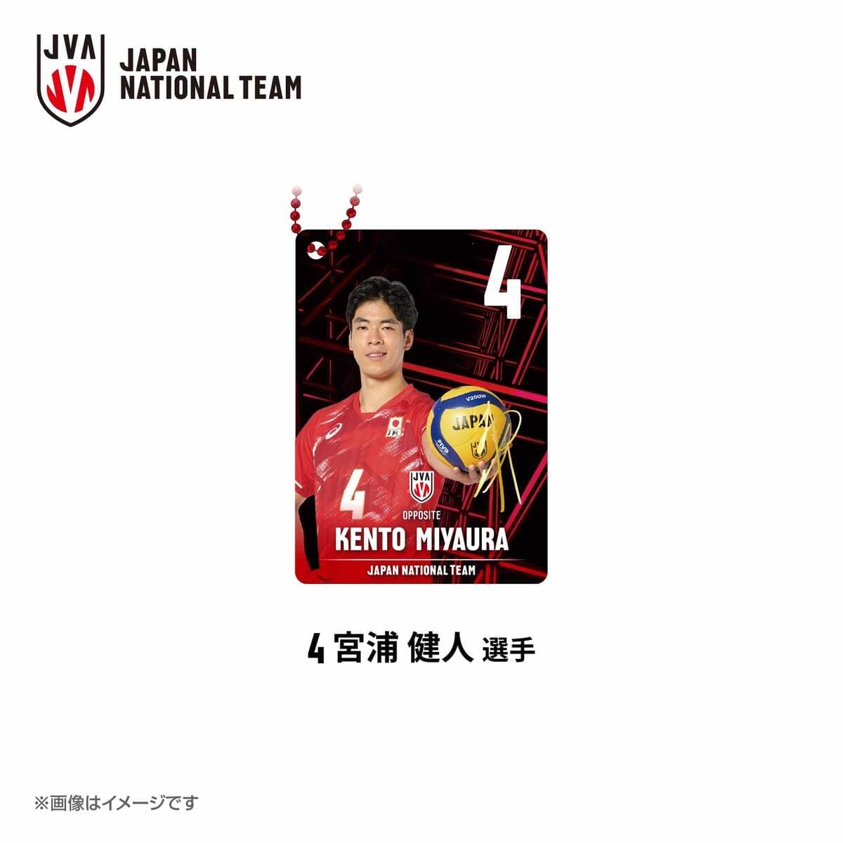 バレーボール男子日本代表 メタルチャーム