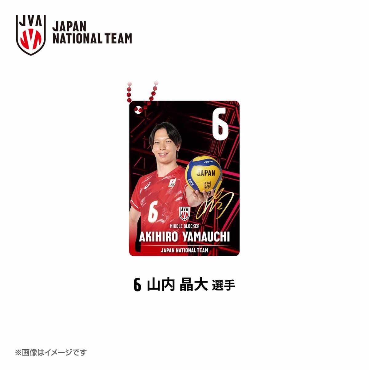 バレーボール男子日本代表 メタルチャーム
