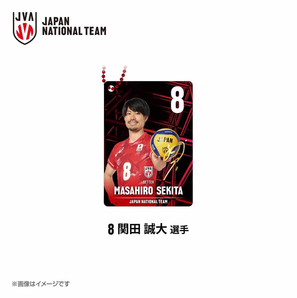 バレーボール男子日本代表 メタルチャーム