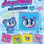 ガチャガチャ「エンジェルブルー もこもこスクエアポーチ」